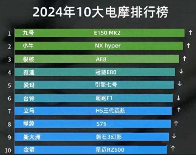 2024年10大电摩排行榜出炉雅迪、爱玛位列第(图2)