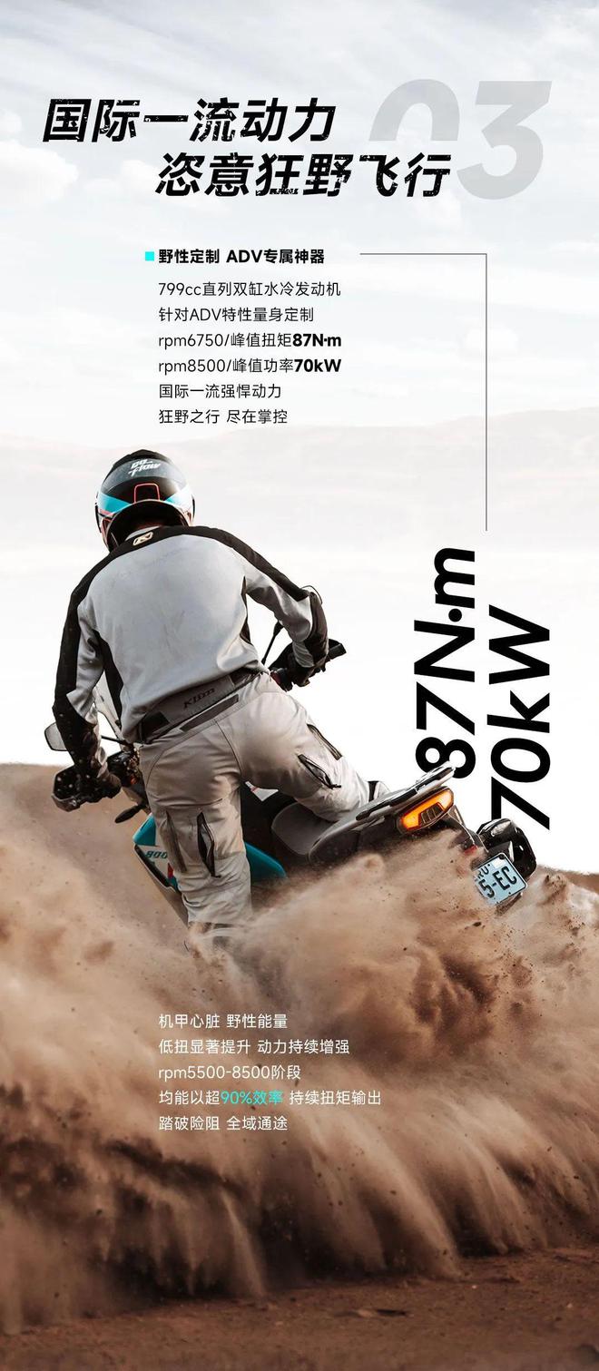 春风动力800MT-X摩托亮相(图4)
