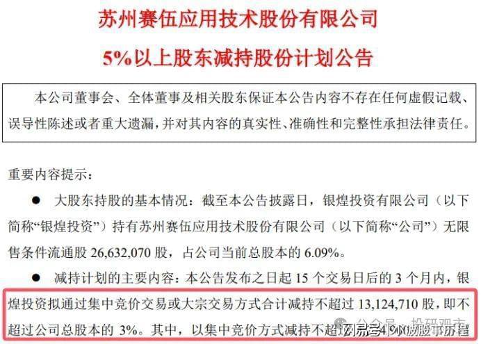雷来了！8大龙头减持含3个全球龙头大股东及实控人套现(图4)
