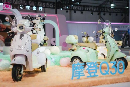 时尚科技领跑休三！爱玛强势亮相丰县展引领休三增长革命！(图5)